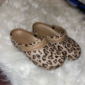 Leopard Crocs